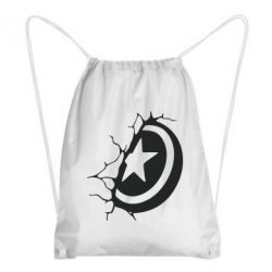 Рюкзак-мішок Captain America shield - PrintSalon
