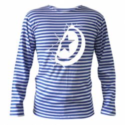 Тільник з довгим рукавом Captain America shield - PrintSalon