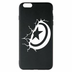 Чохол для iPhone 6 Plus/6S Plus Captain America shield - PrintSalon