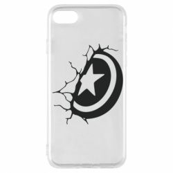 Чохол для iPhone 7 Captain America shield - PrintSalon