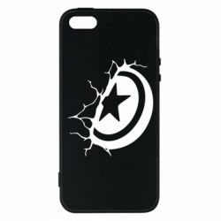 Чохол для iphone 5/5S/SE Captain America shield - PrintSalon