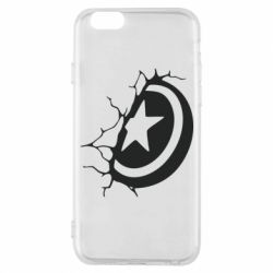 Чохол для iPhone 6/6S Captain America shield - PrintSalon