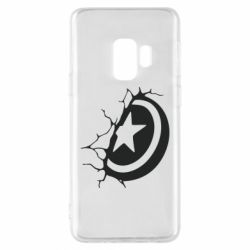 Чохол для Samsung S9 Captain America shield - PrintSalon