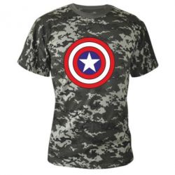 Камуфляжная футболка Captain America - PrintSalon