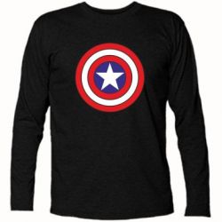 Футболка с длинным рукавом Captain America - PrintSalon