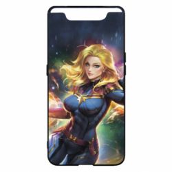 Чехол для Samsung A80 Captain marvel art background space - PrintSalon