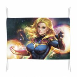 Флаг Captain marvel art background space - PrintSalon
