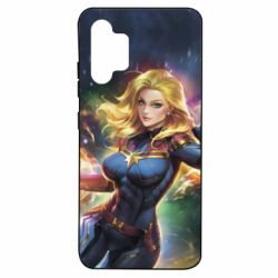Чехол для Samsung A32 4G Captain marvel art background space - PrintSalon