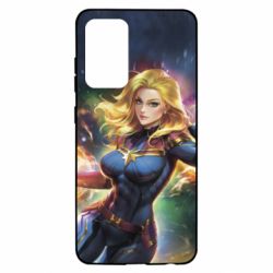 Чехол для Samsung A52 5G Captain marvel art background space - PrintSalon