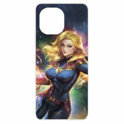 Чехол для Xiaomi Mi11 Captain marvel art background space - PrintSalon