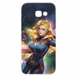 Чехол для Samsung A5 2017 Captain marvel art background space