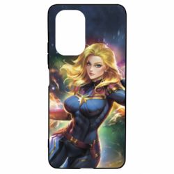 Чехол для Xiaomi Poco F3/K40 Captain marvel art background space - PrintSalon