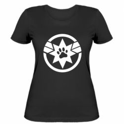 Жіноча футболка Captain Marvel's Cat - PrintSalon