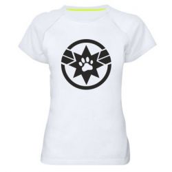 Жіноча футболка для спорту Captain Marvel's Cat - PrintSalon