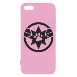 Чохол для iphone 5/5S/SE Captain Marvel's Cat - PrintSalon