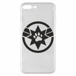 Чохол для iPhone 8 Plus Captain Marvel's Cat - PrintSalon