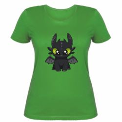 Женская футболка Cartoon cute dragon - PrintSalon