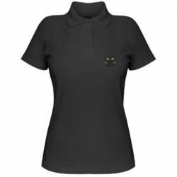 Женское поло Cartoon cute dragon - PrintSalon