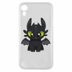 Чехол для iPhone XR Cartoon cute dragon - PrintSalon