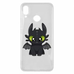 Чехол для Huawei P Smart Plus 2018 Cartoon cute dragon - PrintSalon