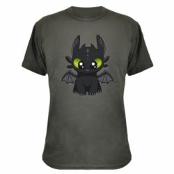 Камуфляжная футболка Cartoon cute dragon - PrintSalon