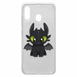 Чехол для Samsung A30 Cartoon cute dragon - PrintSalon