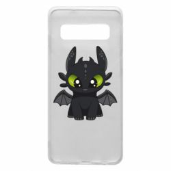 Чехол для Samsung S10 Cartoon cute dragon - PrintSalon