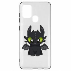 Чехол для Samsung A21s Cartoon cute dragon-PrintSalon Чехол для Samsung A21s Cartoon cute dragon