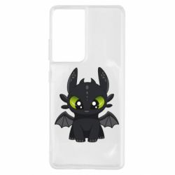 Чехол для Samsung S21 Ultra Cartoon cute dragon - PrintSalon