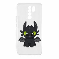 Чехол для Xiaomi Redmi 9 Cartoon cute dragon - PrintSalon