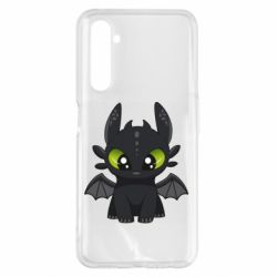 Чехол для Realme 6 Pro Cartoon cute dragon - PrintSalon