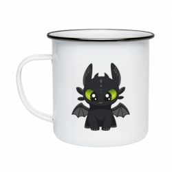Кружка эмалированная Cartoon cute dragon - PrintSalon