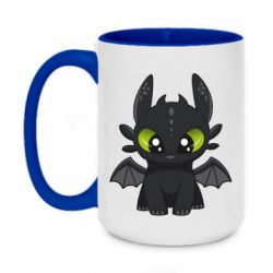 Чашка двухцветная 420ml Cartoon cute dragon - PrintSalon