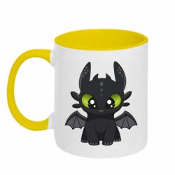 Чашка двокольорова Cartoon cute dragon