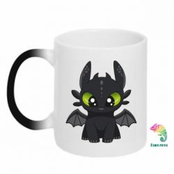 Чашка-хамелеон Cartoon cute dragon - PrintSalon
