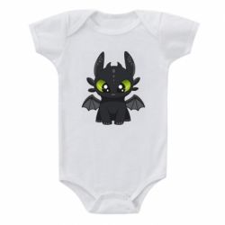Детский бодик Cartoon cute dragon - PrintSalon