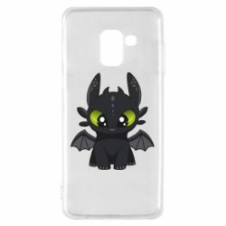 Чехол для Samsung A8 2018 Cartoon cute dragon - PrintSalon