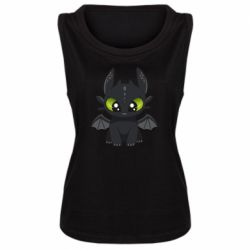 Женская майка Cartoon cute dragon - PrintSalon