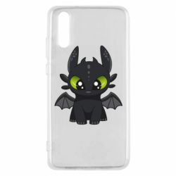 Чехол для Huawei P20 Cartoon cute dragon - PrintSalon