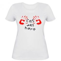 Жіноча футболка Cas was here - PrintSalon