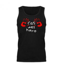 Майка чоловіча Cas was here - PrintSalon