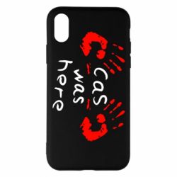 Чохол для iPhone X/Xs Cas was here - PrintSalon