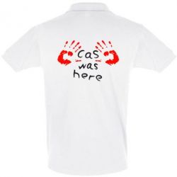 Мужское поло Cas was here - PrintSalon