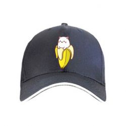 Кепка Cat and Banana - PrintSalon