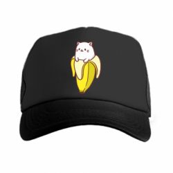 Кепка-тракер Cat and Banana - PrintSalon