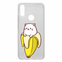 Чехол для Xiaomi Redmi 7 Cat and Banana - PrintSalon