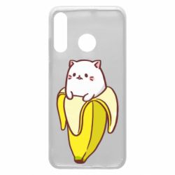 Чехол для Huawei P30 Lite Cat and Banana - PrintSalon