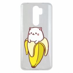 Чехол для Xiaomi Redmi Note 8 Pro Cat and Banana - PrintSalon