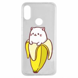 Чехол для Xiaomi Redmi Note 7 Cat and Banana - PrintSalon