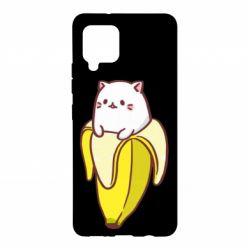 Чехол для Samsung A42 5G Cat and Banana - PrintSalon